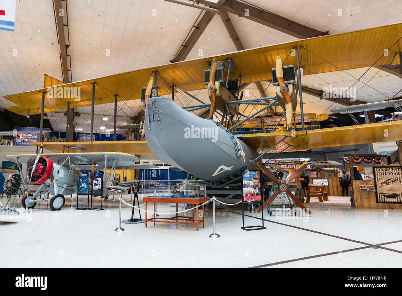 A Curtiss NC4 as used in the first transatlantic flight flown by US
