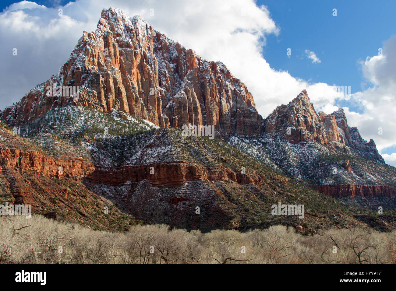 Zion National Park near entrance Stock Photo - Alamy