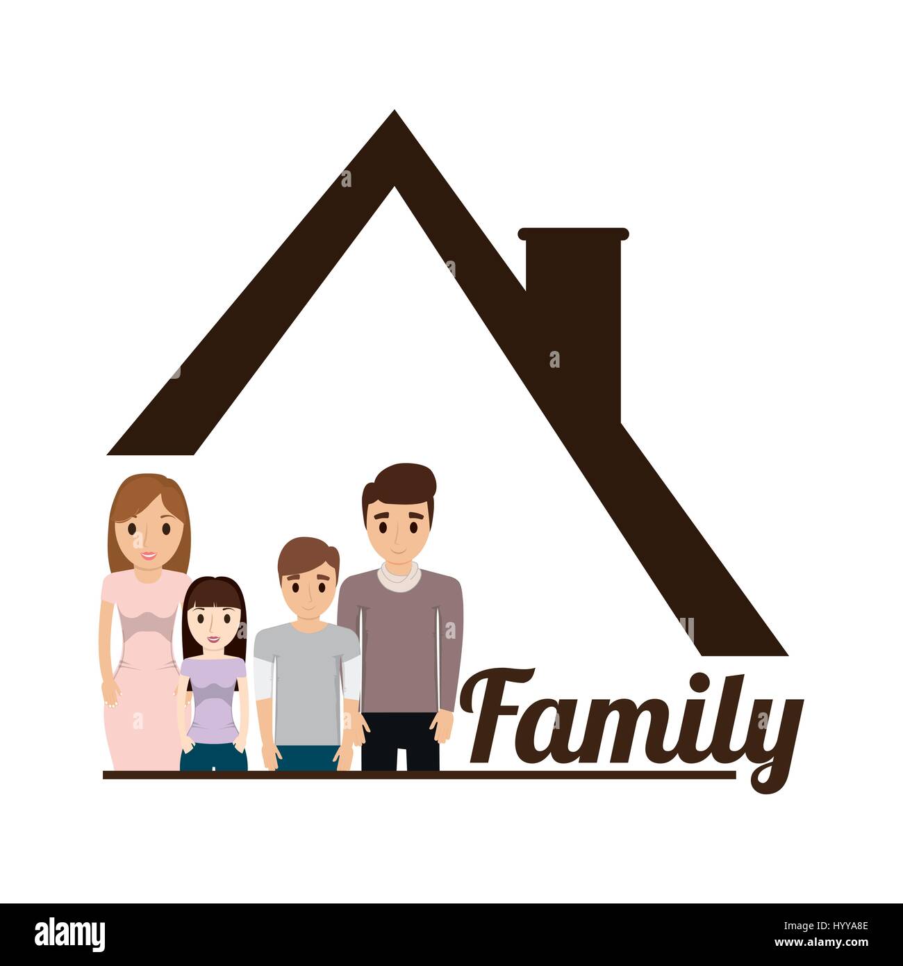 family house poster Stock Vector Image & Art - Alamy