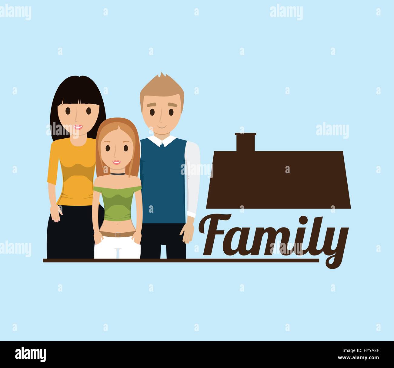 family house poster image Stock Vector Image & Art - Alamy