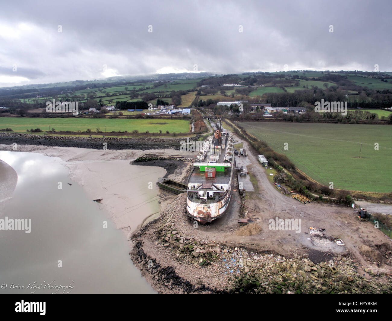 MOSTYN, NORTH WALES: BREATH-TAKING images have revealed a bird’s eye