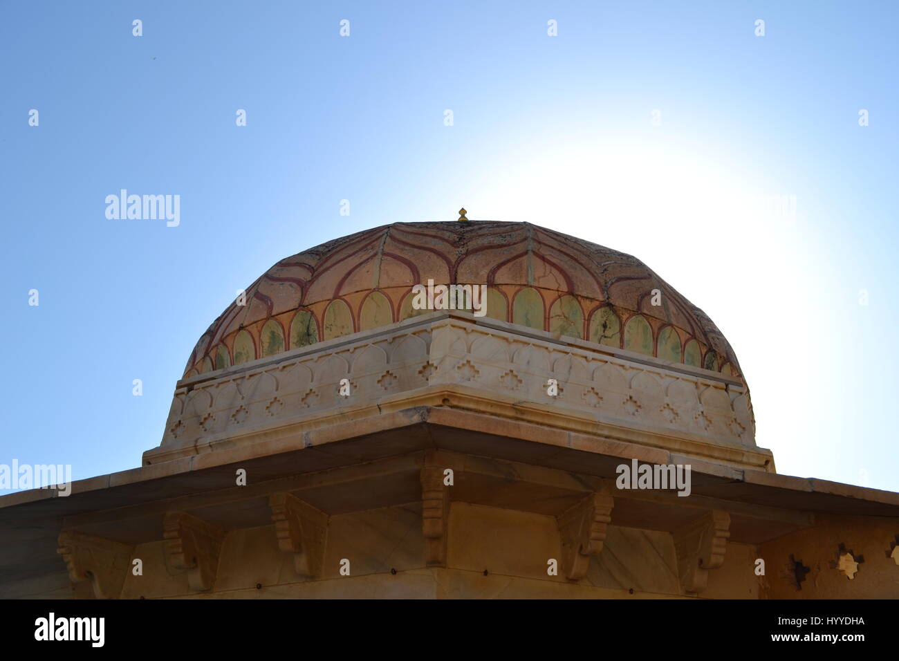 Dome amber fort palace hi-res stock photography and images - Alamy