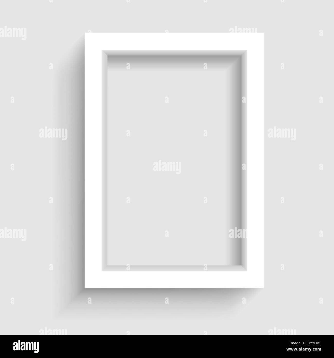 A3 photo frame on wall Black and White Stock Photos & Images - Alamy