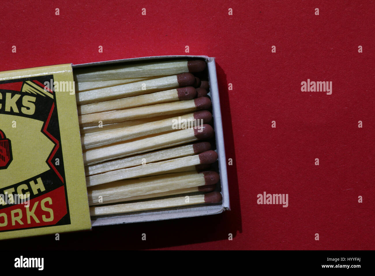 safety matches Stock Photo