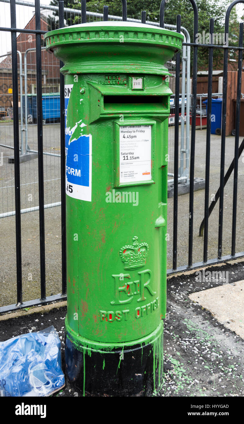 Green Post Box Ireland High Resolution Stock Photography and Images - Alamy