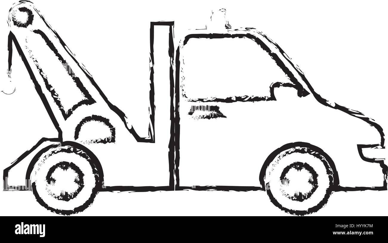 crane truck service icon vector illustration design Stock Vector Image ...