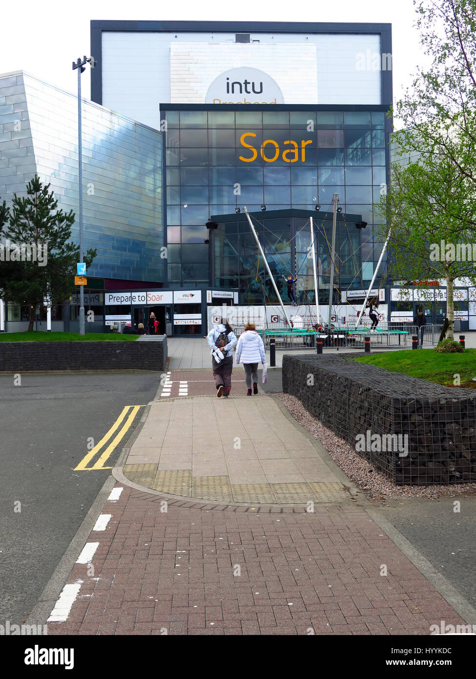 Intu Soar liesure facility Braehead Glasgow. Formerly Xscape Stock Photo