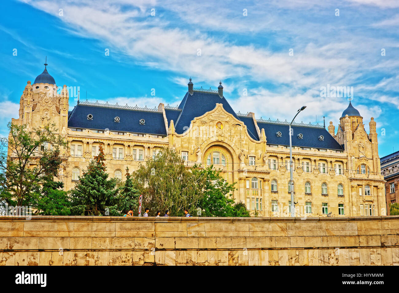 Gresham Palace Building in Budapest, Hungary Stock Photo