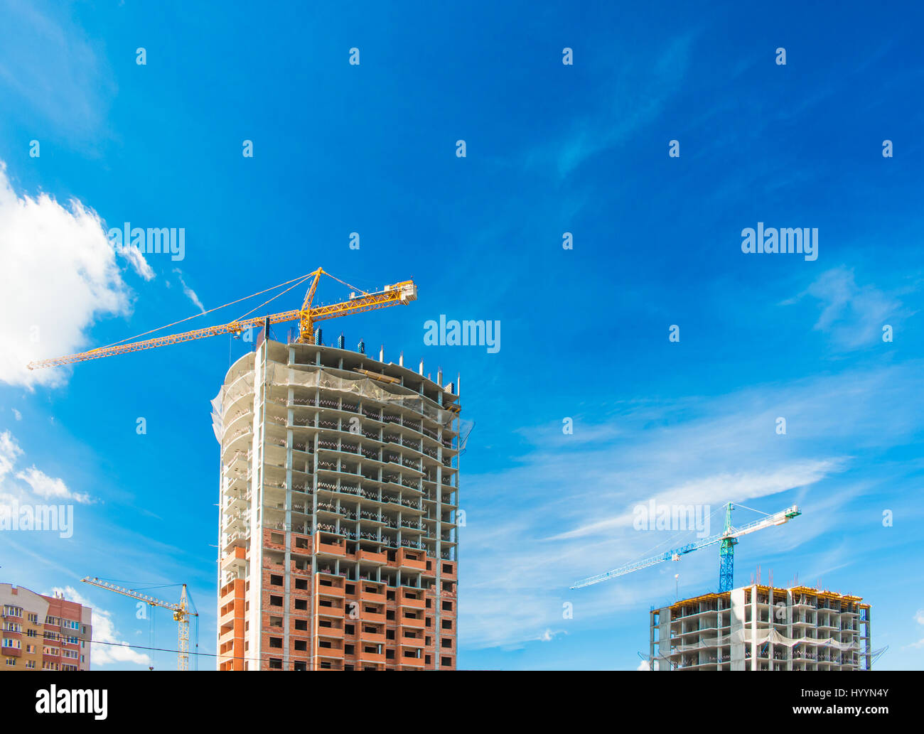 A Rise Building Work High rise works hi-res stock photography and images - Alamy