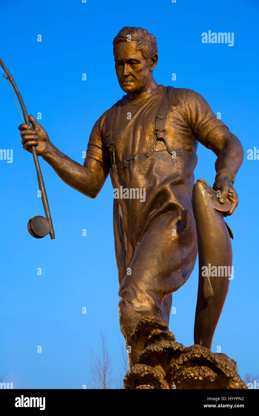 Governor Tom McCall statue, Riverfront Park, Salem, Oregon Stock Photo Alamy
