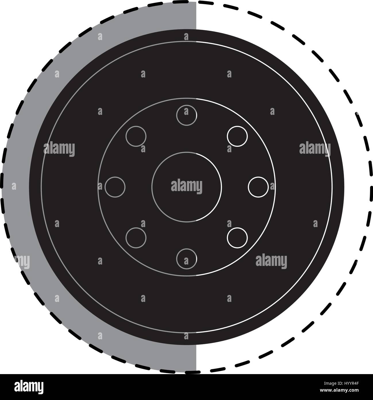 wheel car isolated icon vector illustration design Stock Vector Image ...