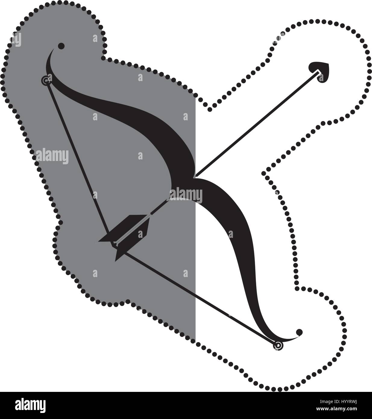 arch and arrow love vector illustration design Stock Vector Image & Art ...