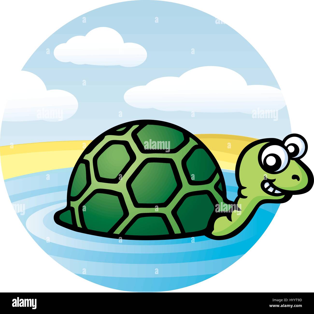 Turtle. Vector Illustration. Stock Vector
