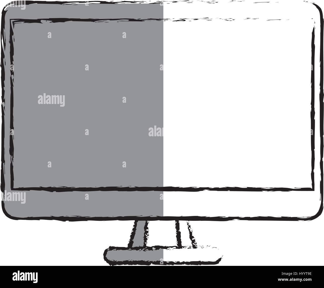 computer desktop with template icon vector illustration design Stock ...
