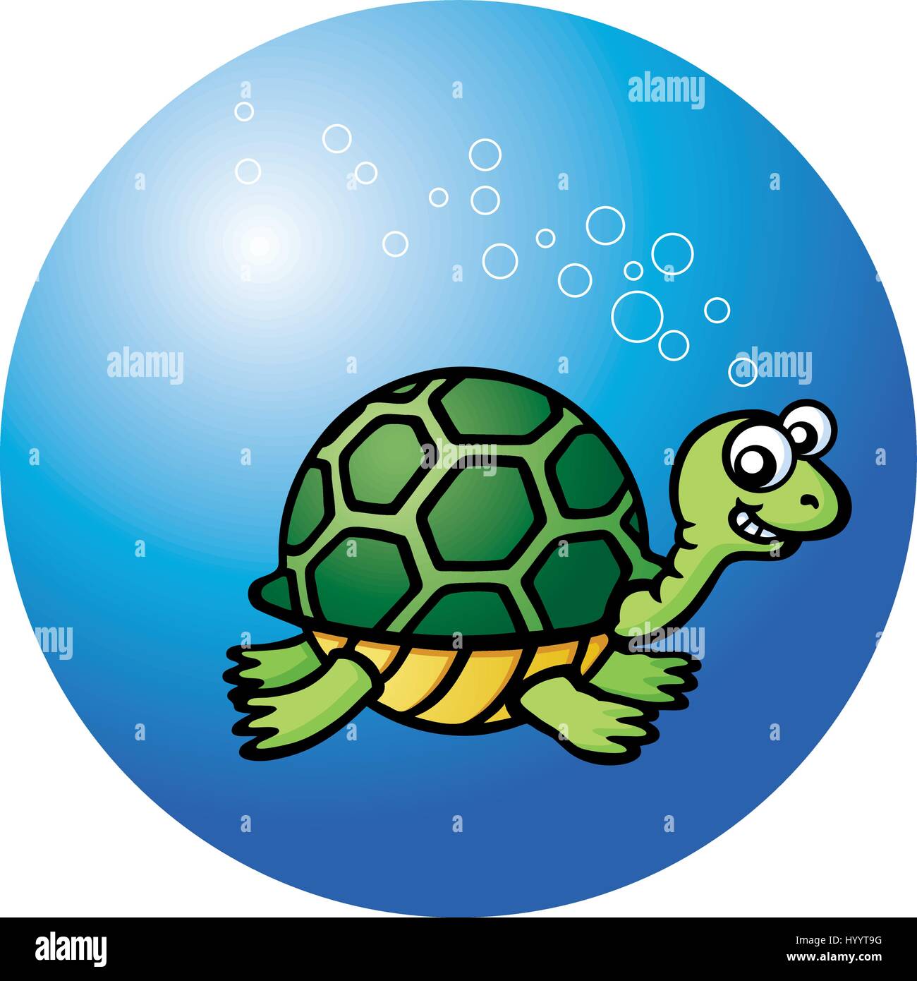 Turtle. Vector Illustration. Stock Vector