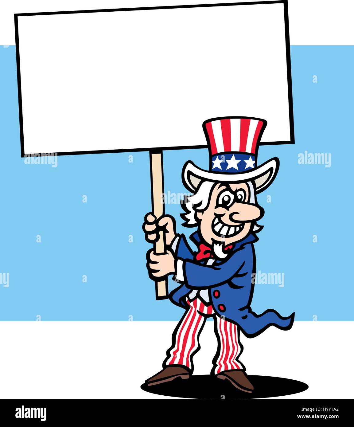 Uncle Sam Vector Illustration Stock Vector