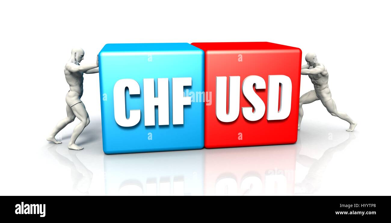 CHF USD Currency Pair Stock Photo - Alamy