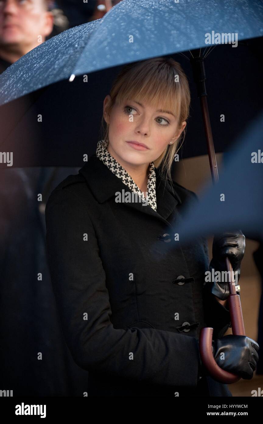 RELEASE DATE: May 2, 2014 MOVIE TITLE: The Amazing Spider-Man STUDIO: Columbia Pictures DIRECTOR: Marc Webb PLOT: After Peter Parker is bitten by a genetically altered spider, he gains newfound, spider-like powers and ventures out to solve the mystery of his parent's mysterious death PICTURED: EMMA STONE. (Credit Image: © Columbia Pictures/Entertainment Pictures) Stock Photo