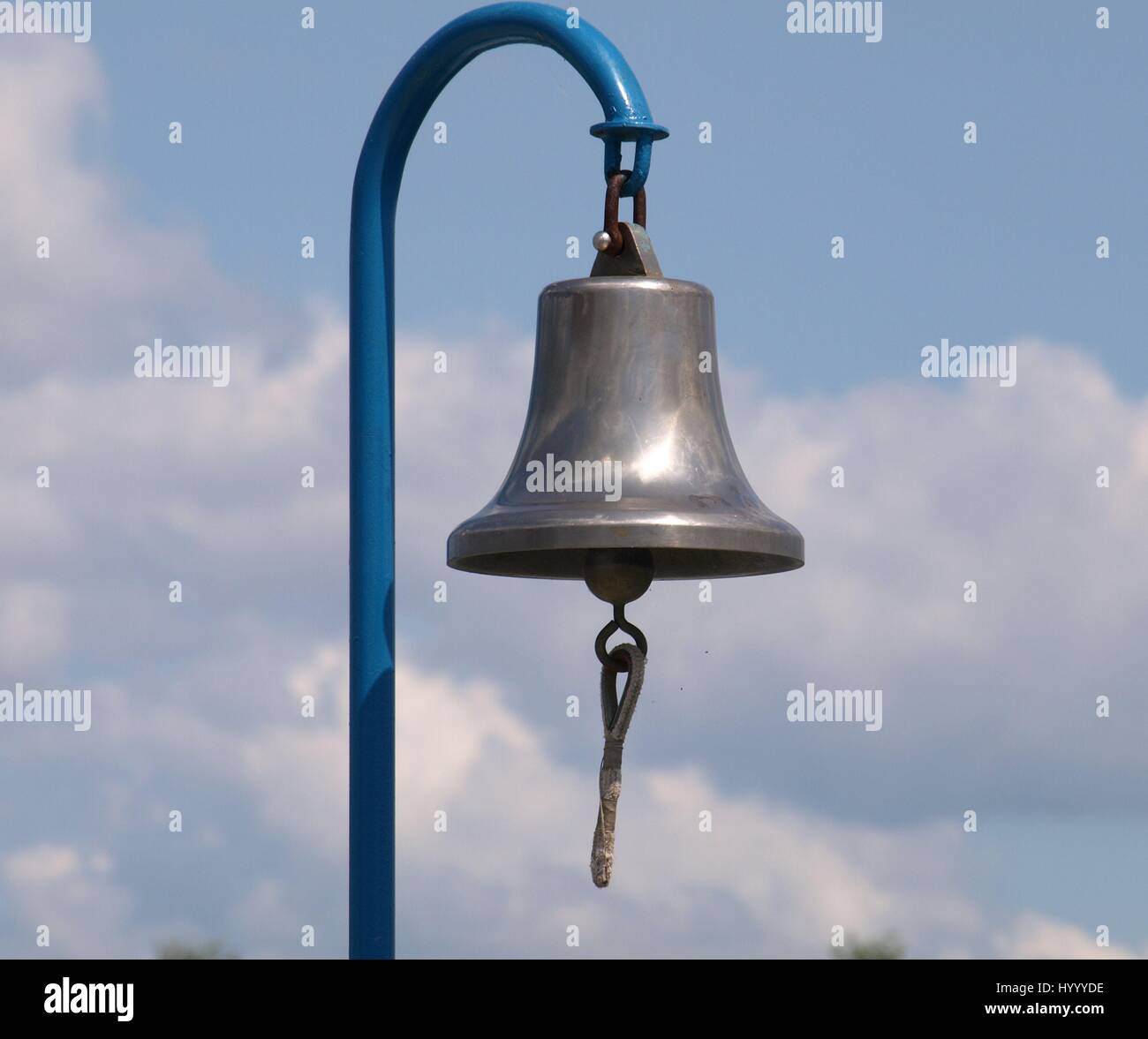 Bell on ship Stock Photo Alamy