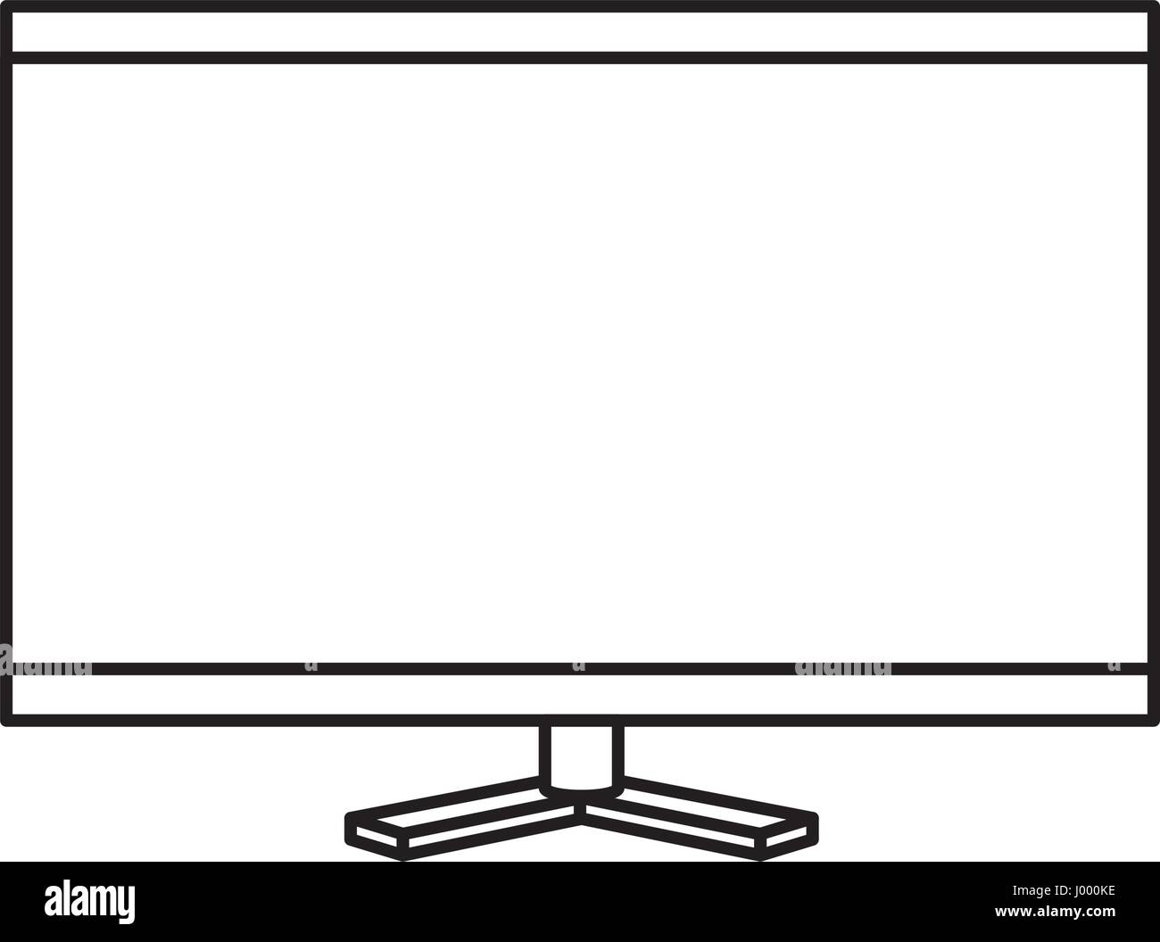 computer desktop with template icon vector illustration design Stock ...