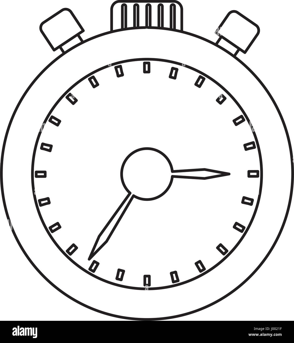chronometer watch isolated icon vector illustration design Stock Vector ...