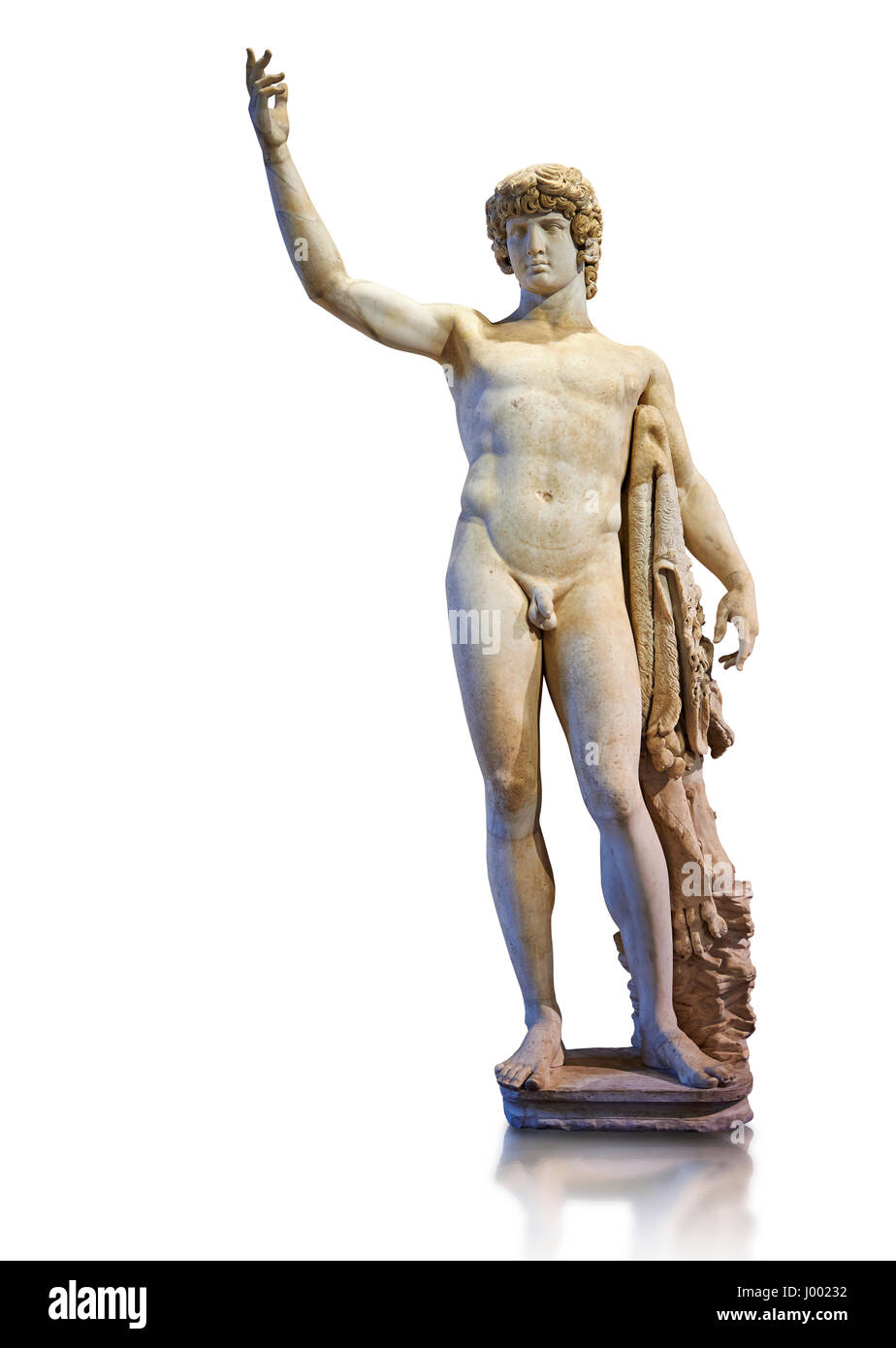 2nd Cent Ad Roman Statue Of Antinous Inv No Mr 74 Usual No Ma 2243 Louvre Museum Paris Stock Photo Alamy