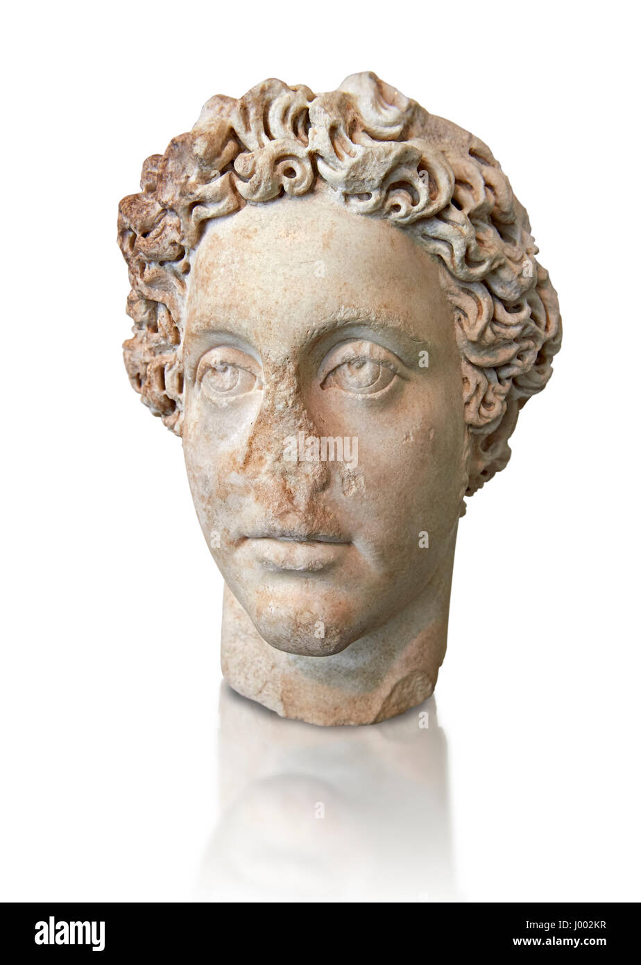 Roman Portrait bust of Roman Emperor Commodus, circa 180 AD excavated