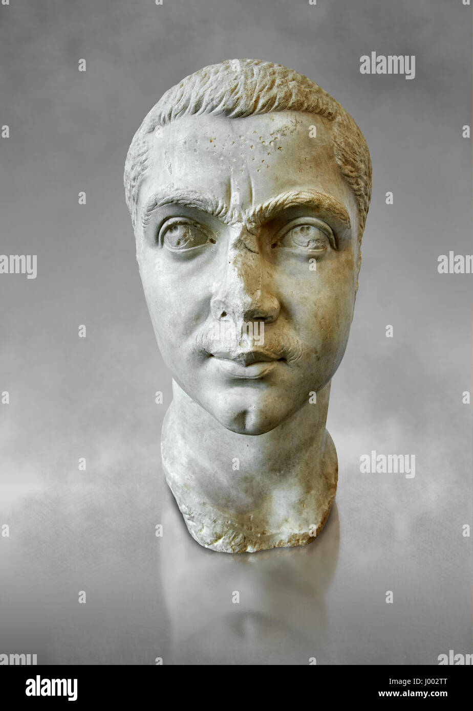 Roman sculpture bust of Gordian III made between 238 and 244 AD and