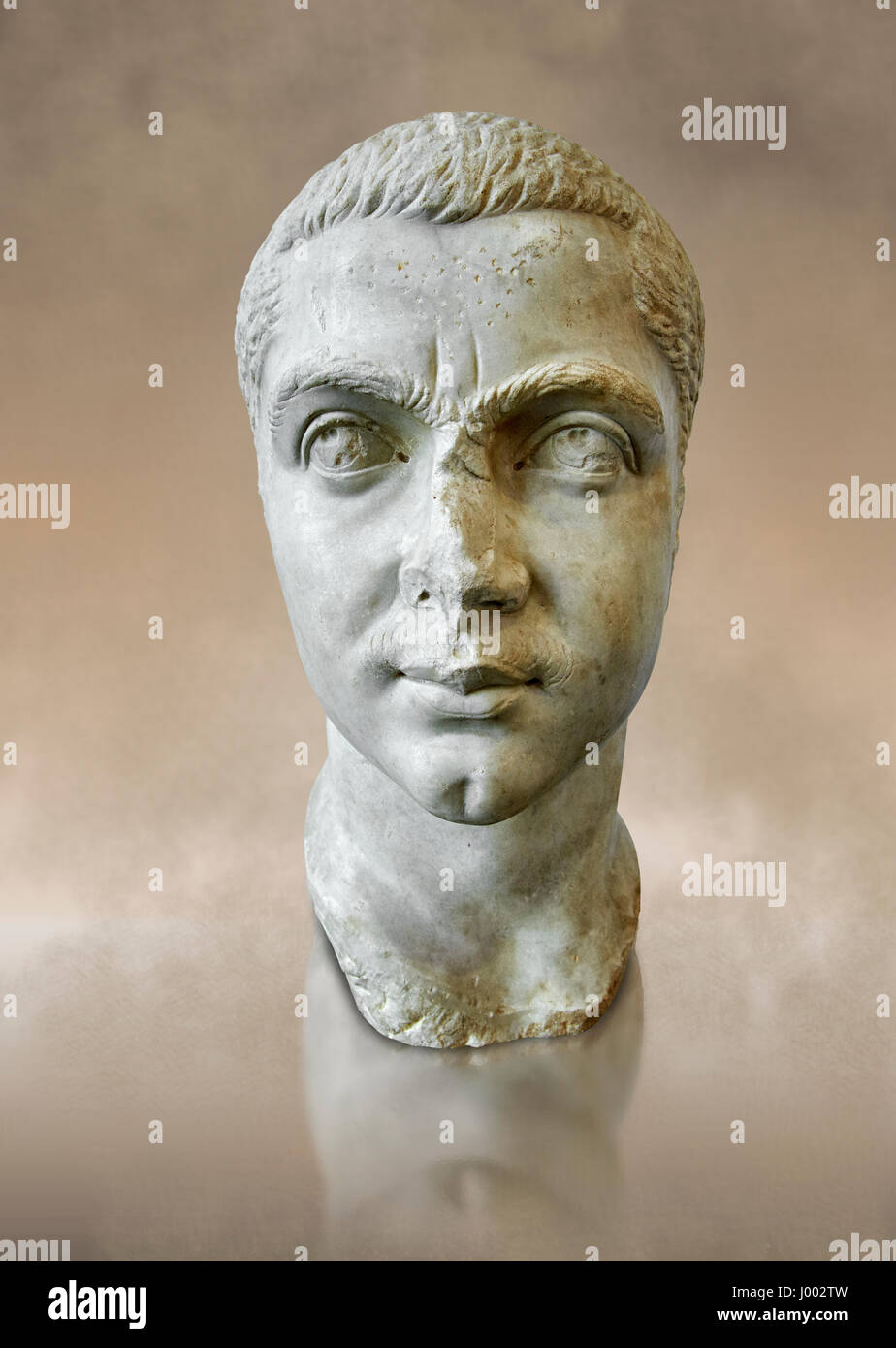 Roman sculpture bust of Gordian III made between 238 and 244 AD and