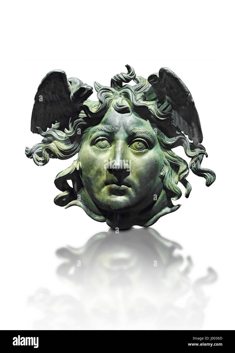 Roman decoration panel of Medusa from a Roman ship, the age of Calligula, 3741 AD, made from