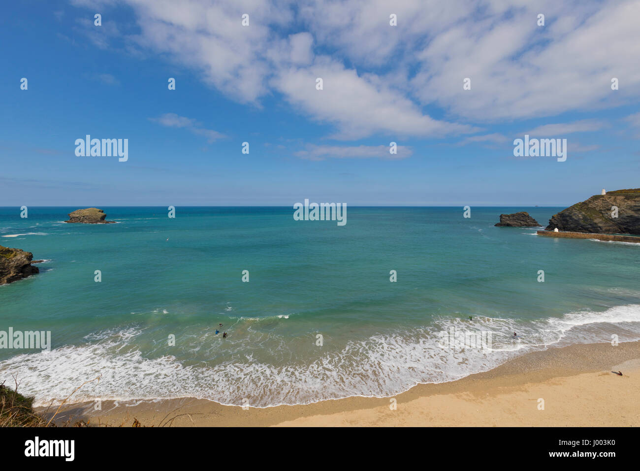 Fistral Beach, Newquay, Cornwall, England Stock Photo