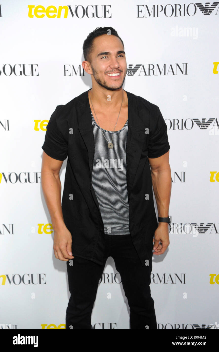 Carlos Pena, Jr. attends the Teen Vogue Young Hollywood Issue Party on October 2nd, 2015 in Beverly Hills, California. Stock Photo