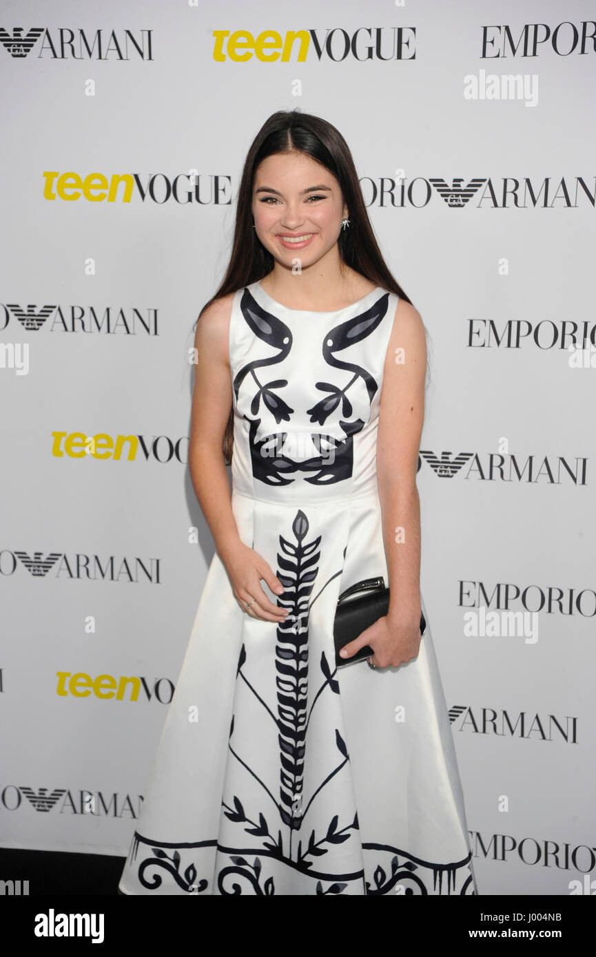 Landry Bender attends the Teen Vogue Young Hollywood Issue Party on October 2nd, 2015 in Beverly Hills, California. Stock Photo