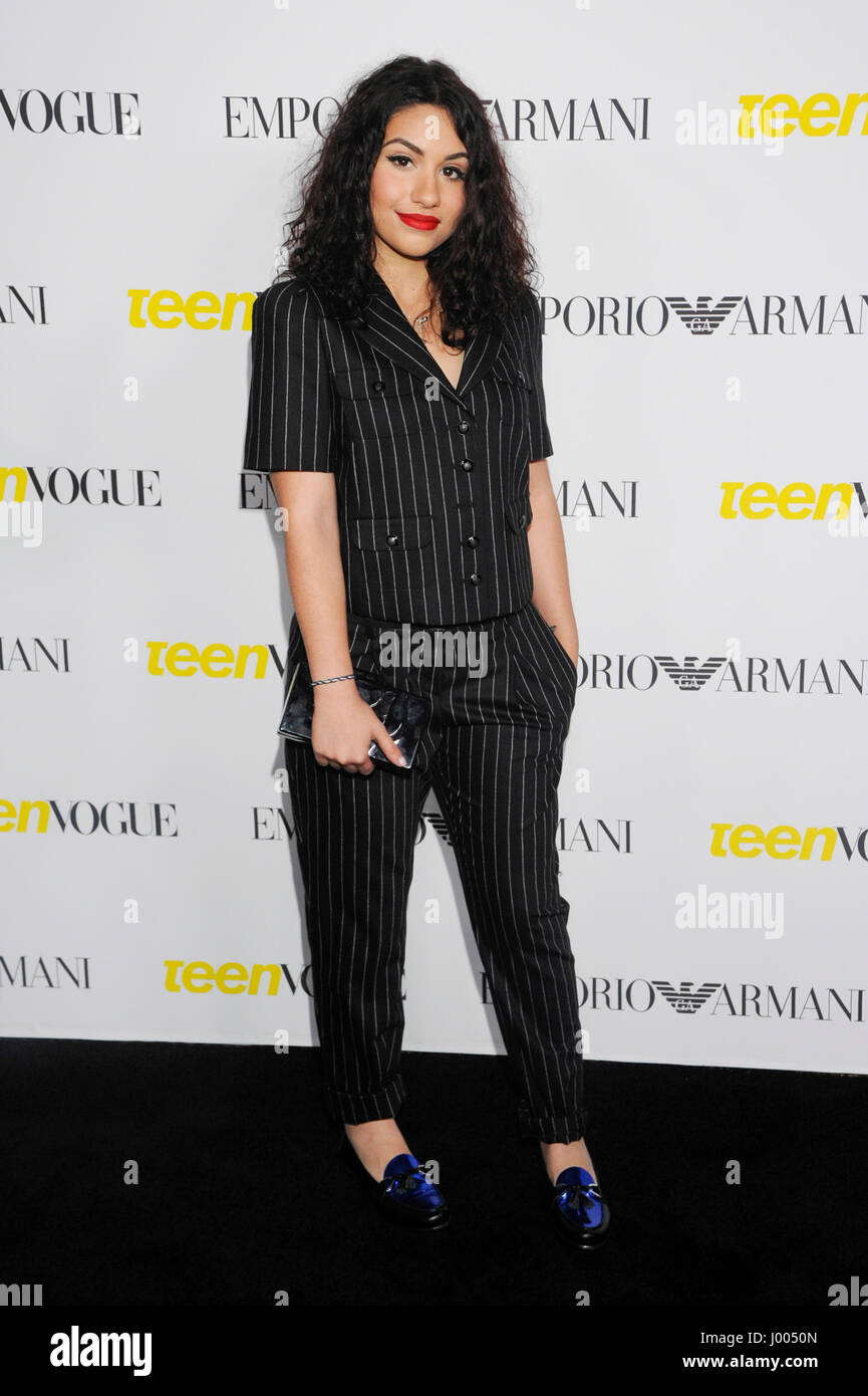 Singer Alessia Cara attends the Teen Vogue Young Hollywood Issue Party ...
