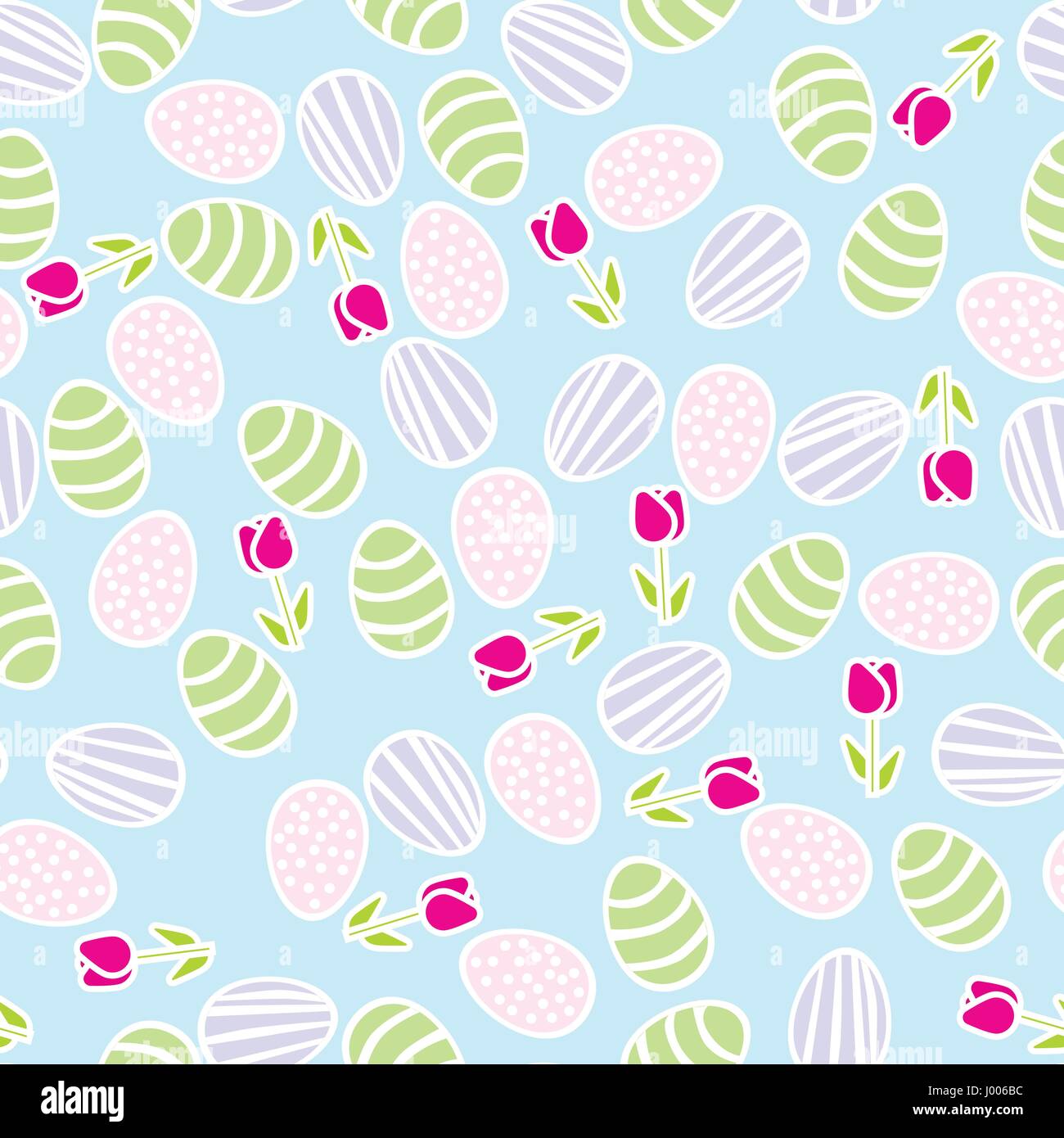 Seamless pattern of Easter eggs Stock Vector Image & Art - Alamy