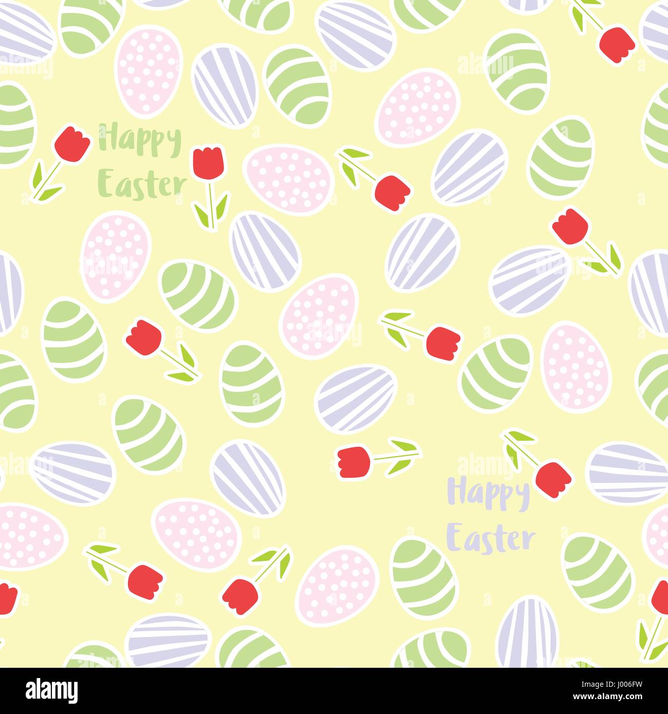 Seamless pattern of Easter eggs Stock Vector Image & Art - Alamy