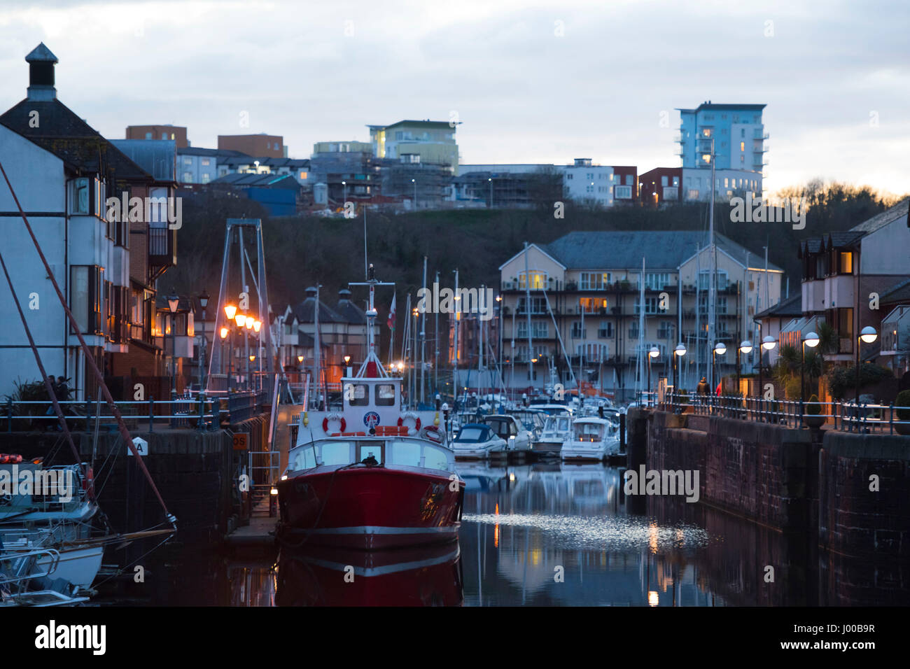 Penarth Marina in Cardiff Bay, South Wales, UK Stock Photo Alamy