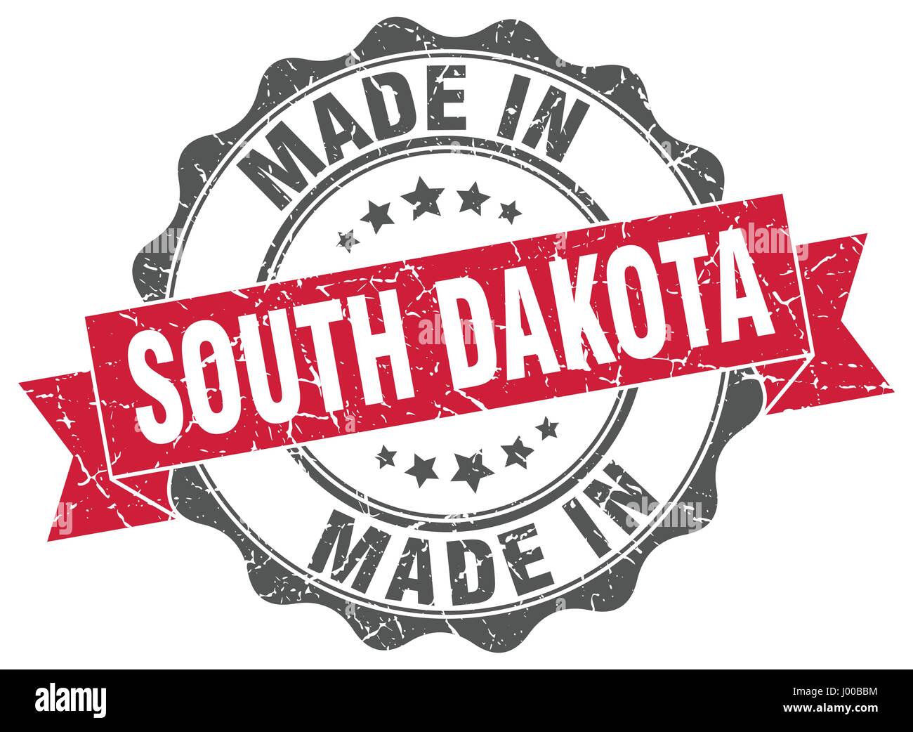 made in South Dakota round seal Stock Vector Image & Art - Alamy