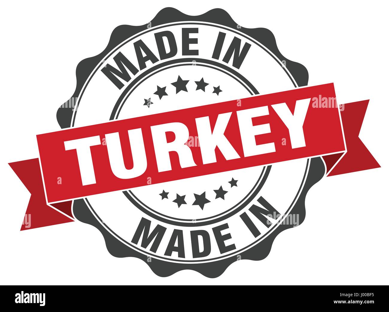 made in Turkey round seal Stock Vector Image & Art Alamy