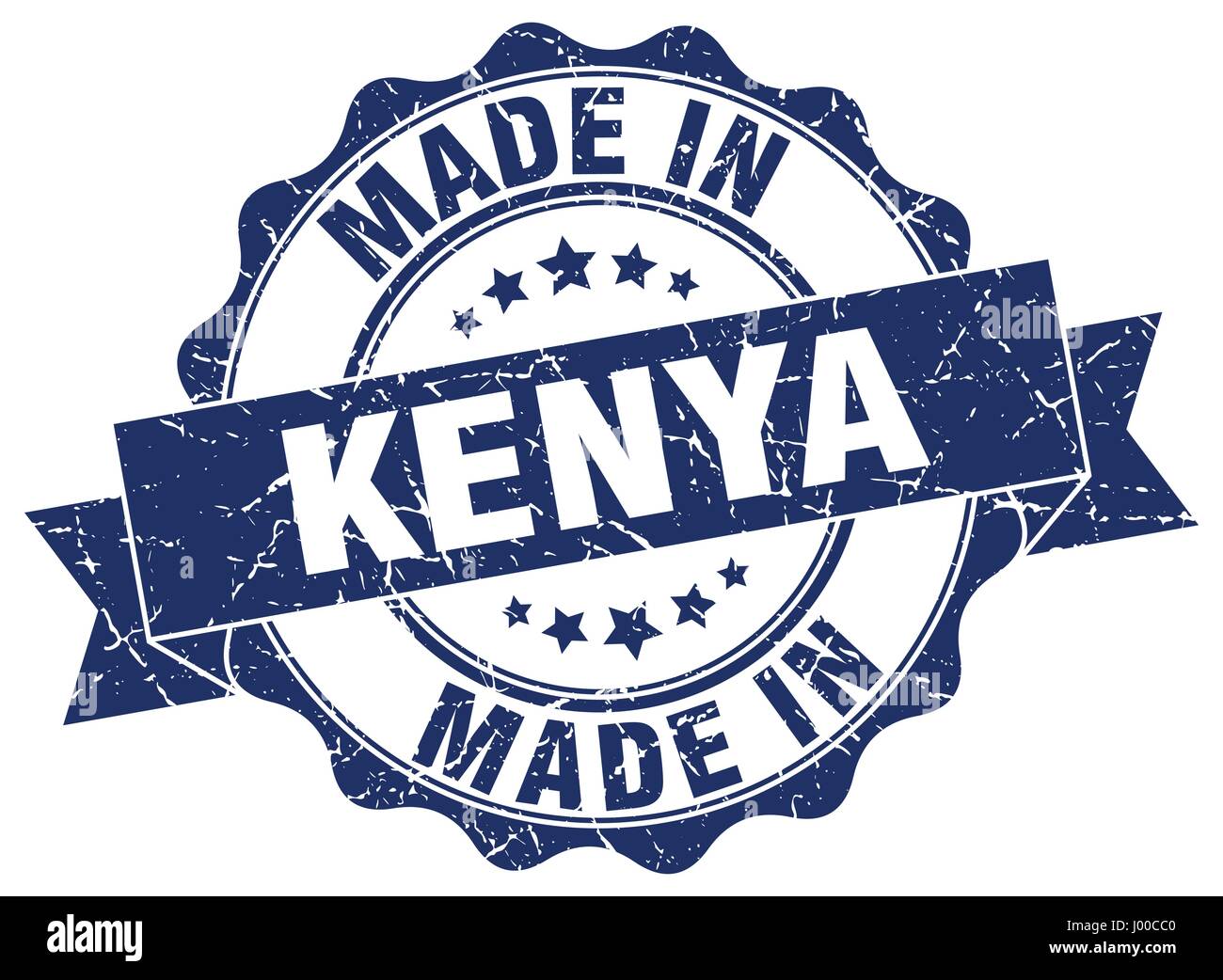made in Kenya round seal Stock Vector Image & Art Alamy