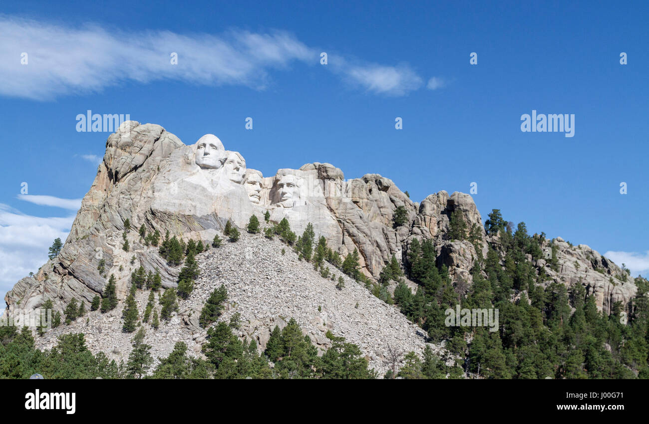 Mount Rushmore National Memorial, South Dakota Stock Photo