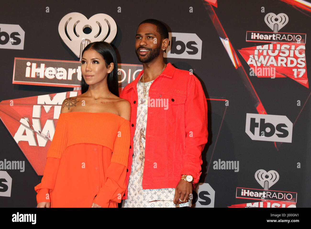 Big Sean and jhene Aiko at the 2017 Roc Nation Pre-Grammy Brunch at a priva...