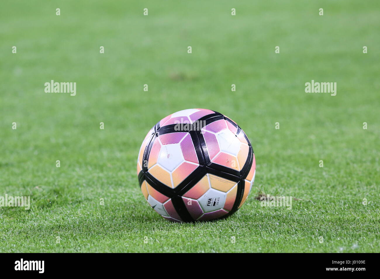 Turin, Italy. 08th Apr, 2017. The Serie A football match between Juventus FC and AC Chievo Verona at Juventus Stadium on April 08, 2017 in Turin, Italy. The final result of the match is 2-0. Credit: Massimiliano Ferraro/Alamy Live News Stock Photo