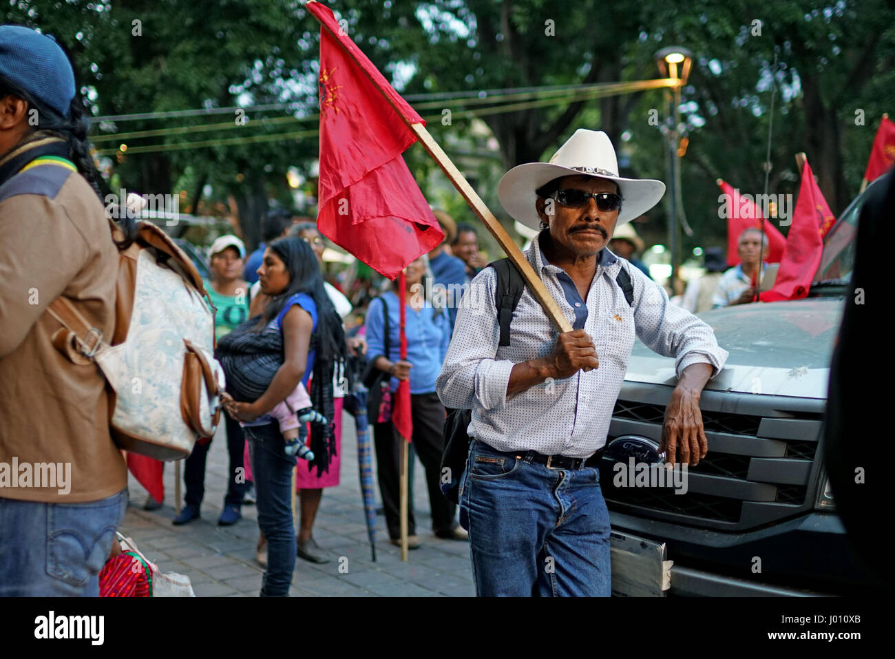 Oaxaca City, Oaxaca, Mexico. 8th Apr, 2017. Indigenous Zacatecas Stock