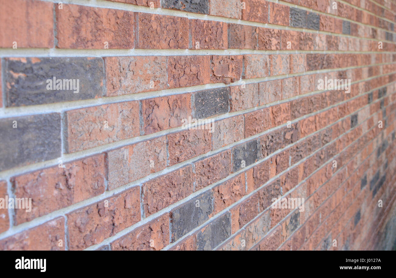 Red brick wall pattern Stock Photo