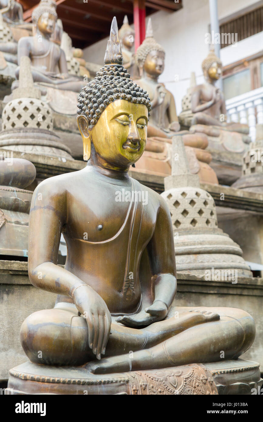 meditating buddha Stock Photo