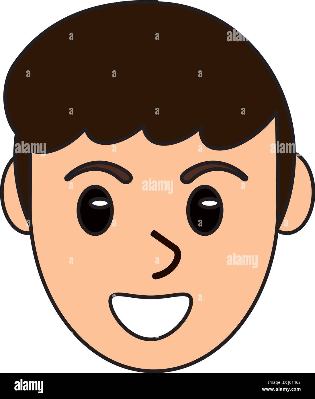 cartoon head face man male design Stock Vector Image & Art - Alamy