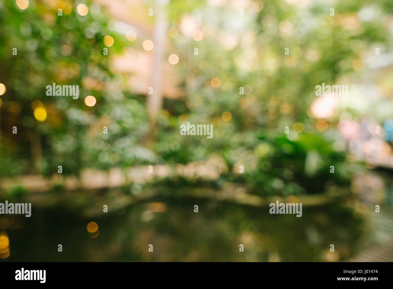 Blurred garden path background hi-res stock photography and images - Alamy