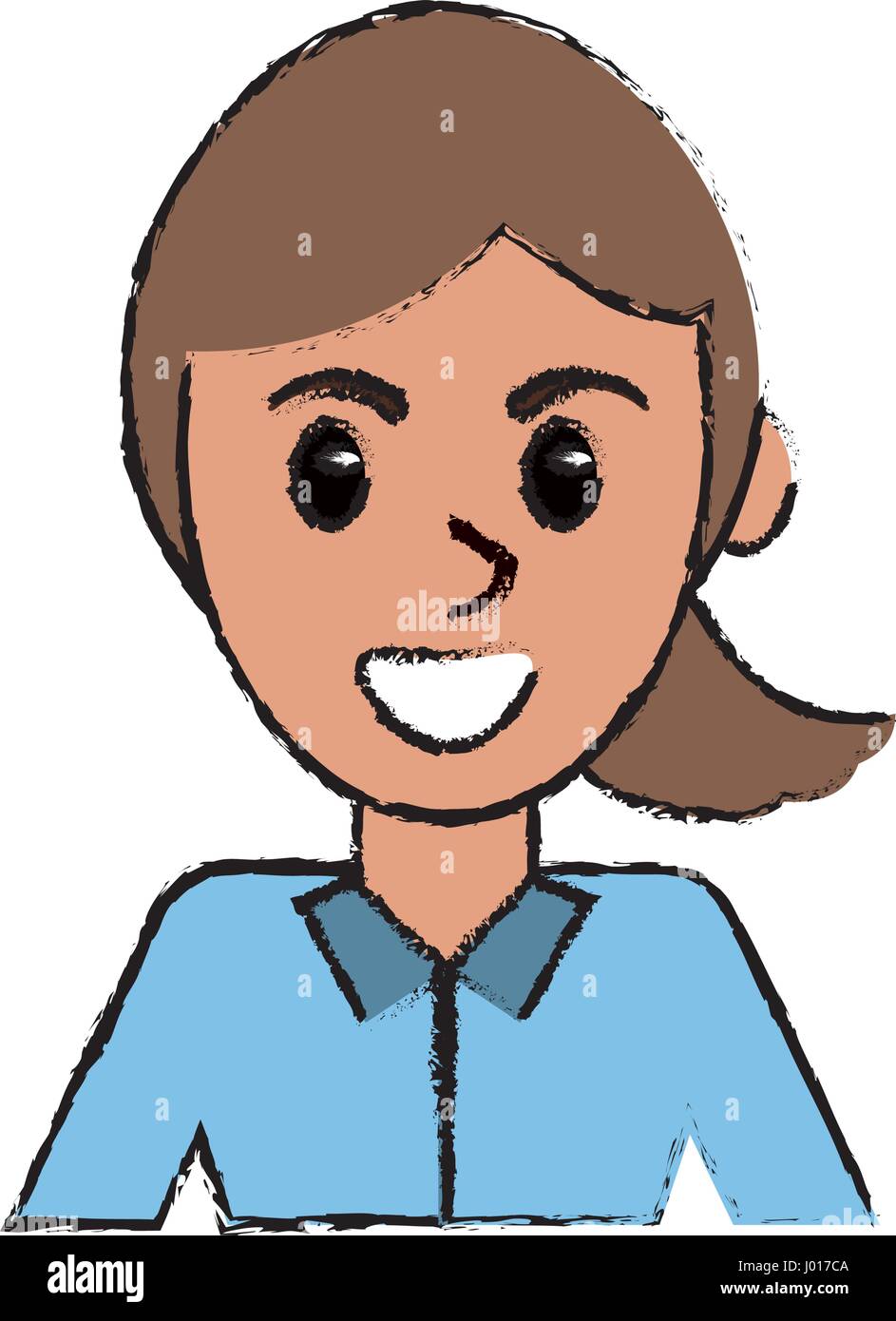 cartoon woman avatar portrait female Stock Vector Image & Art - Alamy