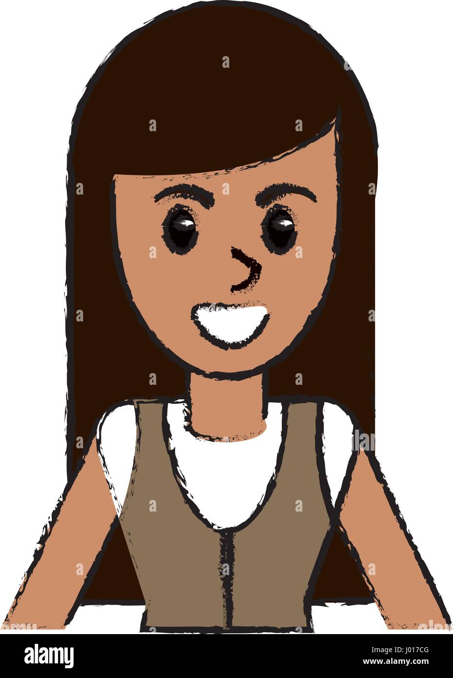 cartoon woman avatar portrait female Stock Vector Image & Art - Alamy